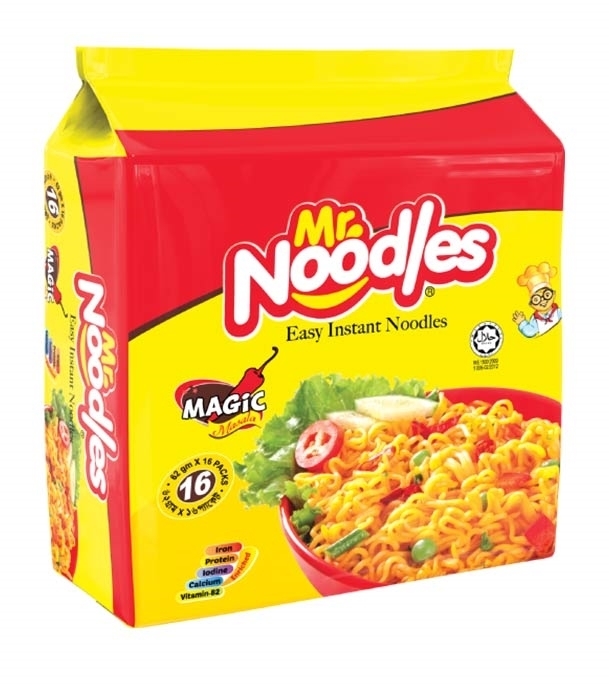 Mr. Noodles Magic Masala – 16 Pcs Pack (62g x 16)